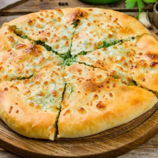 Фото Хачапури с сыром и шпинатом (425 гр)